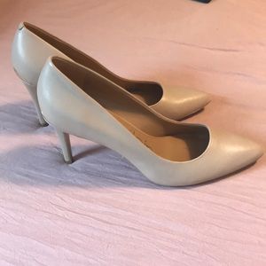 Calvin Klein nude heels